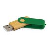 117042 Trends Collection Helix 4GB Bamboo Flash Drive – Dark Green