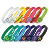 The Trends Collection Xtra Silicone Wrist Band is a silicone wrist band with extra branding spot.  14 colours.  Great branded silicone wrist bands for events.