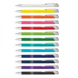 The Trends Collection Panama Pen Corporate is a retractable aluminium ball pen.  13 colours.  Printed or engraved.  Great branded pens from Trends Collection.