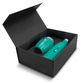 The Trends Collection Mirage Vacuum Gift Set includes the Mirage Powder Coated Vacuum Bottle & Verona Vacuum Cup.  12 colours,  Great corporate gift sets.