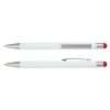 117120 Trends Collection Lancer Stylus Pen – White Barrel – Red