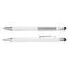 117120 Trends Collection Lancer Stylus Pen – White Barrel – Dark Blue