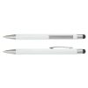 117120 Trends Collection Lancer Stylus Pen – White Barrel – Black