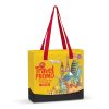 The Trends Collection Plaza Tote Bag - Full Colour Large - is a large tote bag.  10 handle colours.  Great sublimated full colour branded tote bags from Trends Collection.