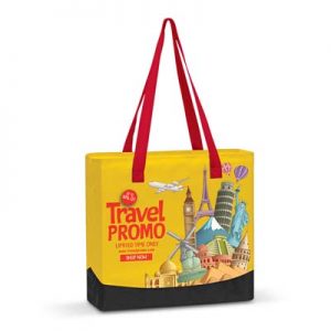 The Trends Collection Plaza Tote Bag - Full Colour Large - is a large tote bag.  10 handle colours.  Great sublimated full colour branded tote bags from Trends Collection.