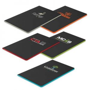 The Trends Collection Camri Notebook is an affordable medium size notebook.  5 colours.  Print or deboss.  Great branded notebooks from Trends Collection.