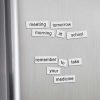 The Trends Collection Fridge Magnet Word Set is a magnetic sheet with 123 die cut word tiles.  Full Colour digital print.  Great branded magnet word sets.