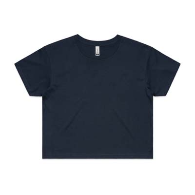 The AS Colour Womens Crop Tee is a relaxed fit. crew neck, mid weight tee. 17 colours. XS - XL. Great branded printed crop tees from AS Colour.