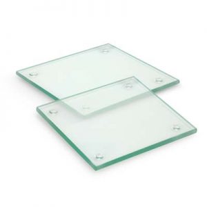 The Trends Venice Coaster Set of 2 are a set of 2 square glass coasters.  Black gift box with window.  3 branding options.  Great promo products from Trends Collection.