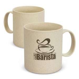 The TRENDS Natura Coffee Mug is a 350ml round coffee mug made from wheat straw fibre & BPA free polypropylene. Great eco mugs and promo products.