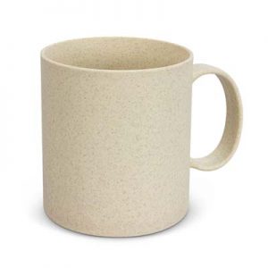 The TRENDS Natura Coffee Mug is a 350ml round coffee mug made from wheat straw fibre & BPA free polypropylene. Great eco mugs and promo products.