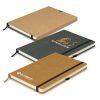 The TRENDS Phoenix Recycled Hard Cover Notebook is an eco conscious notebook with hard cover.  Recycled leather.  2 colours.  Great branded eco notebooks.