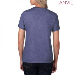 The Anvil Lightweight Ladies Tee is a 155gm pre shrunk 100% ring spun cotton tee. 16 colours. S - 3XL. Great branded cotton lightweight tees.