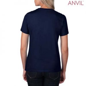 The Anvil Lightweight Ladies Tee is a 155gm pre shrunk 100% ring spun cotton tee. 16 colours. S - 3XL. Great branded cotton lightweight tees.