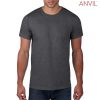 980 Anvil Adult Lightweight Tee – Dark Heather Grey
