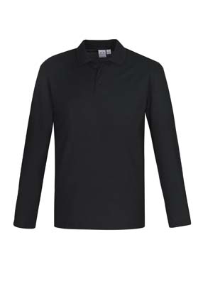 The Biz Collection Mens Crew Long Sleeve Polo is a 65% polyester, 35% cotton pique long sleeve polo.  3 colours.  Great branded long sleeve polo shirts.