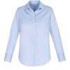 S016LL Biz Collection Ladies Camden Long Sleeve Shirt – Blue