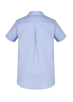 The Biz Collection Ladies Camden Short Sleeve Shirt is a 97% cotton business shirt.  6 - 26.  Blue or White.  Great branded work shirts from Biz Collection.