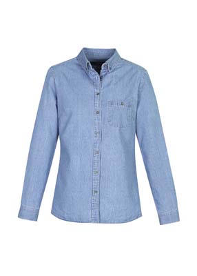 The Biz Collection Ladies Indie Long Sleeve Shirt is a 100% cotton, 160gsm long sleeve shirt.  3 colours.  6 - 20.  Great work shirts from Biz Collection.