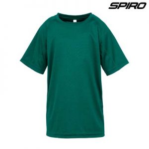 The Spiro Impact Performance Aircool Youth T Shirt is an air dry soft mesh fabric tee. 15 colours. 4 - 14. Great branded quick dry tees from Spiro.