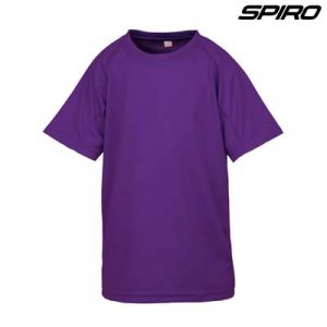 The Spiro Impact Performance Aircool Youth T Shirt is an air dry soft mesh fabric tee. 15 colours. 4 - 14. Great branded quick dry tees from Spiro.