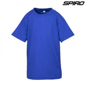 The Spiro Impact Performance Aircool Youth T Shirt is an air dry soft mesh fabric tee. 15 colours. 4 - 14. Great branded quick dry tees from Spiro.