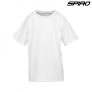 The Spiro Impact Performance Aircool Youth T Shirt is an air dry soft mesh fabric tee. 15 colours. 4 - 14. Great branded quick dry tees from Spiro.