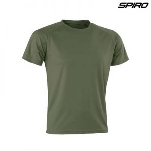 The Spiro Impact Performance Aircool T Shirt is an air dry soft mesh fabric tee.  15 colours.  S - 5XL.  Great branded quick dry tees from Spiro.