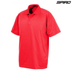 The Spiro Impact Performance Aircool Polo is a 130gsm polyester, breathable, quickdry polo. 15 Colours. S - 5XL Great branded performance polos from Spiro.