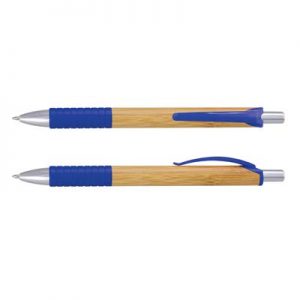 The TRENDS Trinity Bamboo Pen is a retractable ball pen with natural bamboo barrel. 9 colours. Great branded eco pens from TRENDS.
