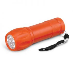The TRENDS Navigator Torch is a compact torch with 9 LEDS and woven strap.  6 colours.  Pad Printed.  Great branded torch and travel accessories. 