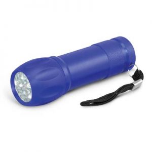 The TRENDS Navigator Torch is a compact torch with 9 LEDS and woven strap.  6 colours.  Pad Printed.  Great branded torch and travel accessories. 