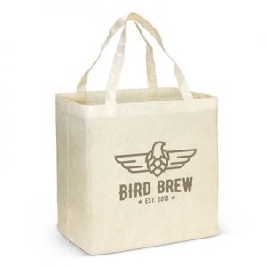 The TRENDS City Shopper Natural Look Tote Bag is a unique large shopping tote bag with natural flecked finish. Natural. Great branded tote bags.