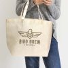 The TRENDS City Shopper Natural Look Tote Bag is a unique large shopping tote bag with natural flecked finish.  Natural.  Great branded tote bags.