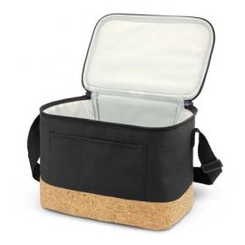 The TRENDS Coast Cooler Bag is a 6L cooler bag.  Stylish Natural cork accent panel.  Black with Cork.  Great branded cooler bags & promo products.