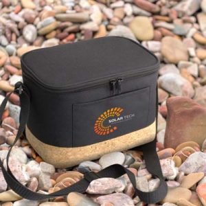 117809 TRENDS Coast Cooler Bag The TRENDS Coast Cooler Bag is a 6L cooler bag. Stylish Natural cork accent panel. Black with Cork. Great branded cooler bags & promo products.