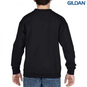 The Gildan Youth Crew Neck Sweatshirt is a 50% cotton/50% polyester crew sweat. 8 colours. S - XL. Great branded crew sweatshirts from Gildan.