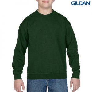 The Gildan Youth Crew Neck Sweatshirt is a 50% cotton/50% polyester crew sweat. 8 colours. S - XL. Great branded crew sweatshirts from Gildan.