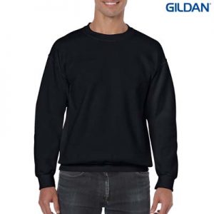 The Gildan Adult Crew Neck Sweatshirt is a 50% cotton/50% polyester crew sweat.  9 colours.  S - 5XL.  Great branded crew sweatshirts from Gildan.
