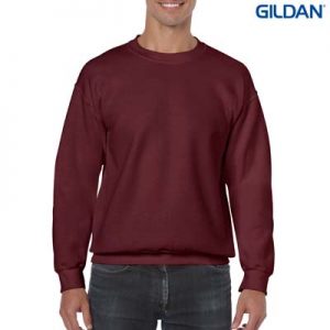 The Gildan Adult Crew Neck Sweatshirt is a 50% cotton/50% polyester crew sweat.  9 colours.  S - 5XL.  Great branded crew sweatshirts from Gildan.