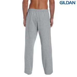 The Gildan Adult Open Bottom Sweatpants are a 50% cotton open bottom track pant.  5 colours.  S - 5XL.  Great sports track pants from Gildan.