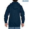 18600B Gildan Youth Full Zip Hooded Sweatshirt – Navy