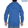 18600B Gildan Youth Full Zip Hooded Sweatshirt – Royal