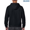 18600 Gildan Adult Full Zip Hooded Sweatshirt – Black