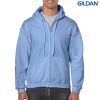 The Gildan Adult Full Zip Hooded Sweatshirt is a 50% cotton, 279gsm hoodie.  S - 3XL.  8 colours.  Great branded zip hoodies from Gildan.