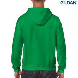 The Gildan Adult Full Zip Hooded Sweatshirt is a 50% cotton, 279gsm hoodie. S - 3XL. 8 colours. Great branded zip hoodies from Gildan.