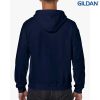 18600 Gildan Adult Full Zip Hooded Sweatshirt – Navy