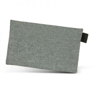 The TRENDS Dexter Tech Pouch is a handy pouch for storing a phone or power bank. Grey. Branded pouches from TRENDS to keep your technology safe.