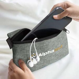 200261 TRENDS Dexter Tech Pouch The TRENDS Dexter Tech Pouch is a handy pouch for storing a phone or power bank. Grey. Branded pouches from TRENDS to keep your technology safe.