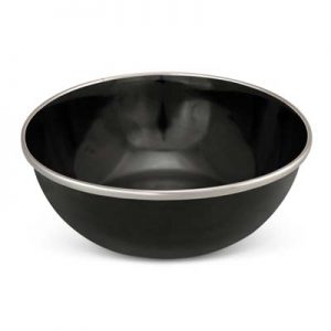 The TRENDS Bendigo Enamel Bowl is a durable stainless steel bowl with stylish enamel finish. White or black. Great branded enamel bowls from TRENDS.